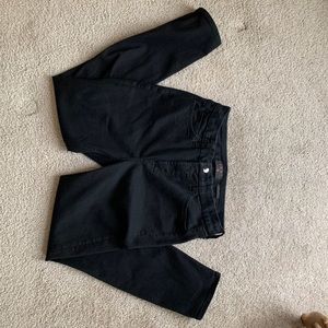 7 for all mankind black skinny jeans